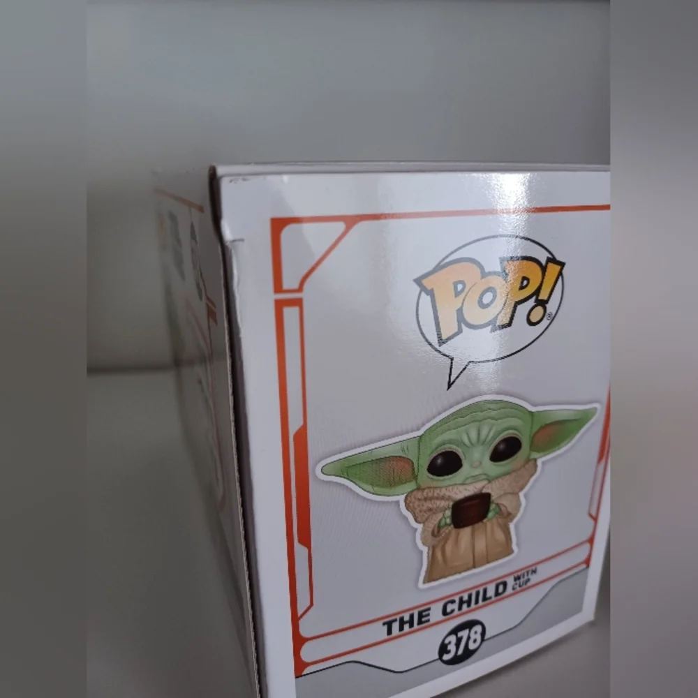 The Child Grogu With Cup From Star Wars‎ Mandalorian 378 Vinyl Figure Funko Pop